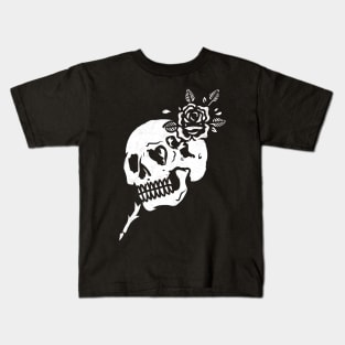 Rose Skull Kids T-Shirt